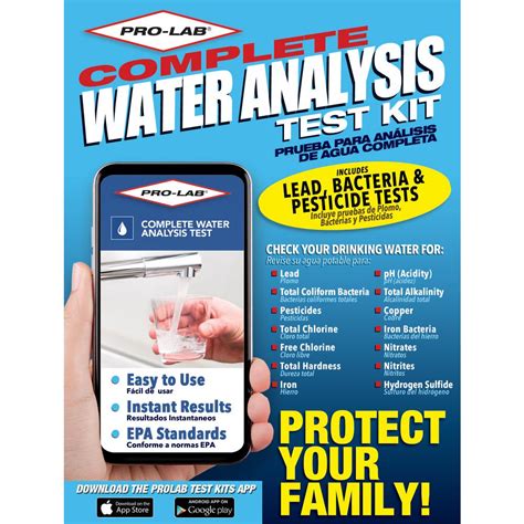 lowes hardness test kit|private well water testing kits.